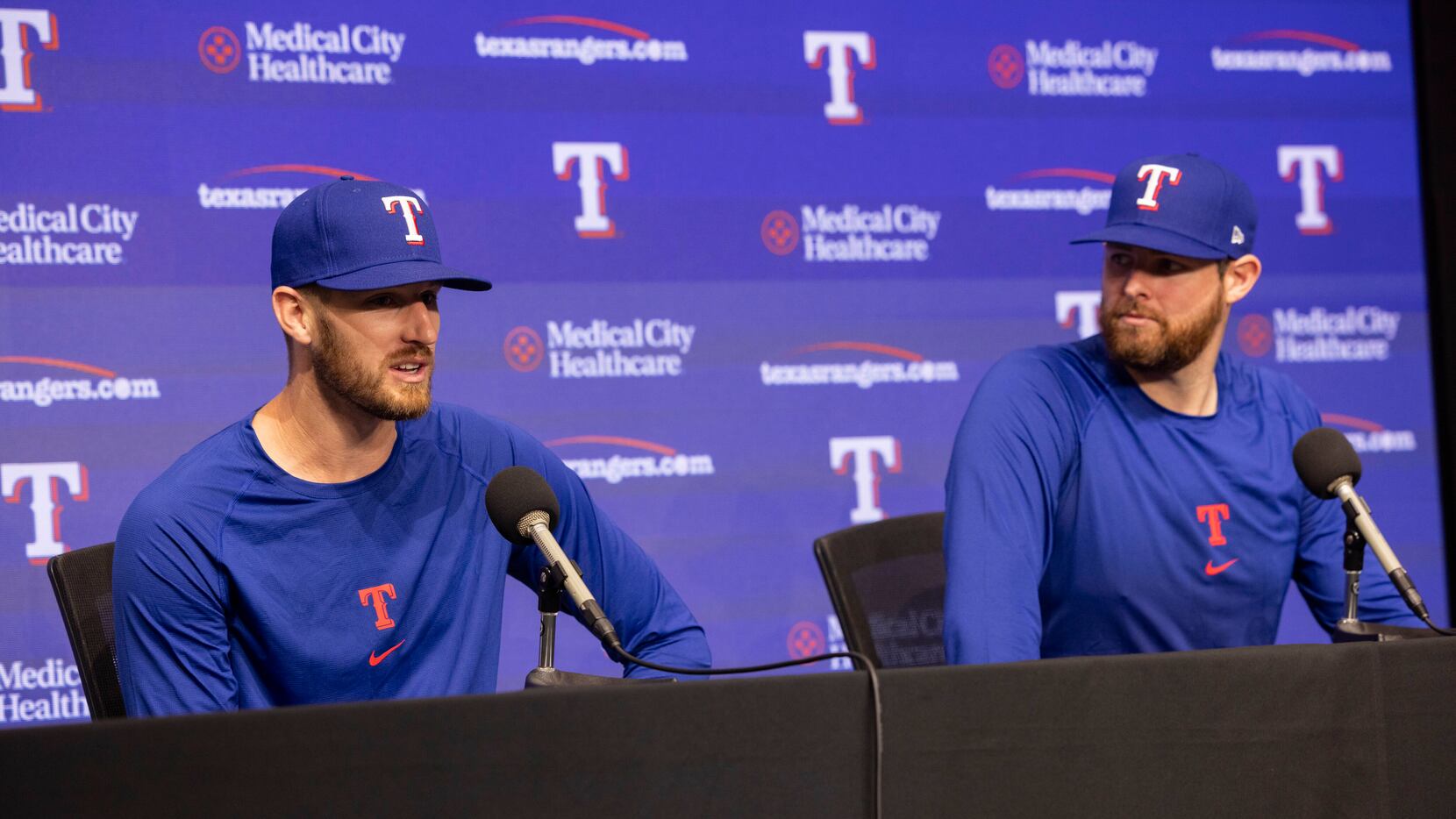 New Rangers pitchers Jordan Montgomery, Chris Stratton share how they can  help Texas