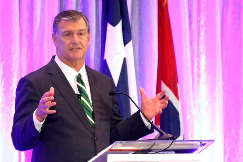  Dallas Mayor Mike Rawlings delivered his annual State of the City speech to the Dallas...