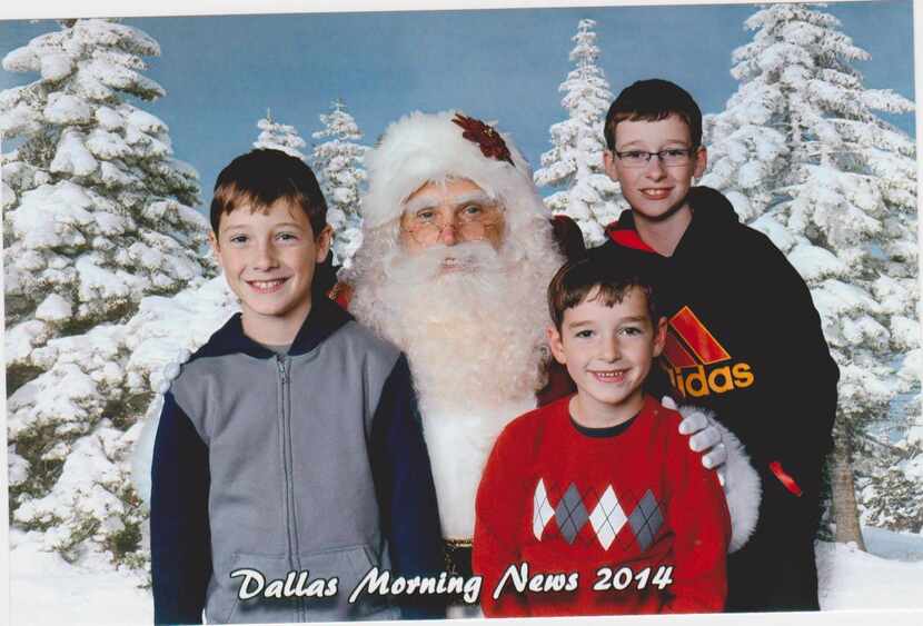 
Christmas 2014: Cooper (9), Nathan (6) and Ryan (12). The older boys were pretty much going...