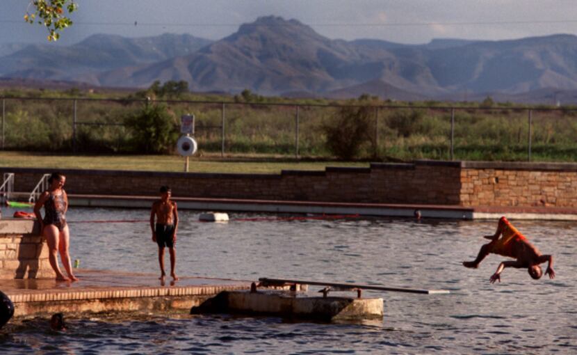  The pool at Balmorhea State Park in West Texas