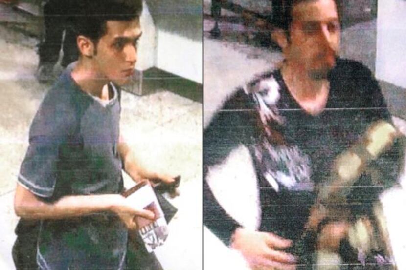 
This combination of images released by Malaysian police Tuesday shows, at left, an Iranian...