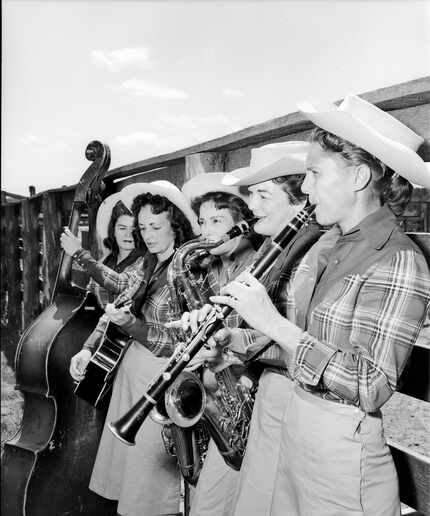 The Goree All-Girl String Band performs at the Texas Prison Rodeo in Huntsville. The group...