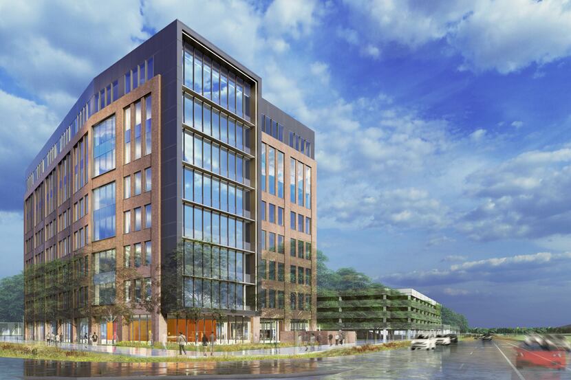 The eight-story District 121 building will be one of the largest new office projects in...