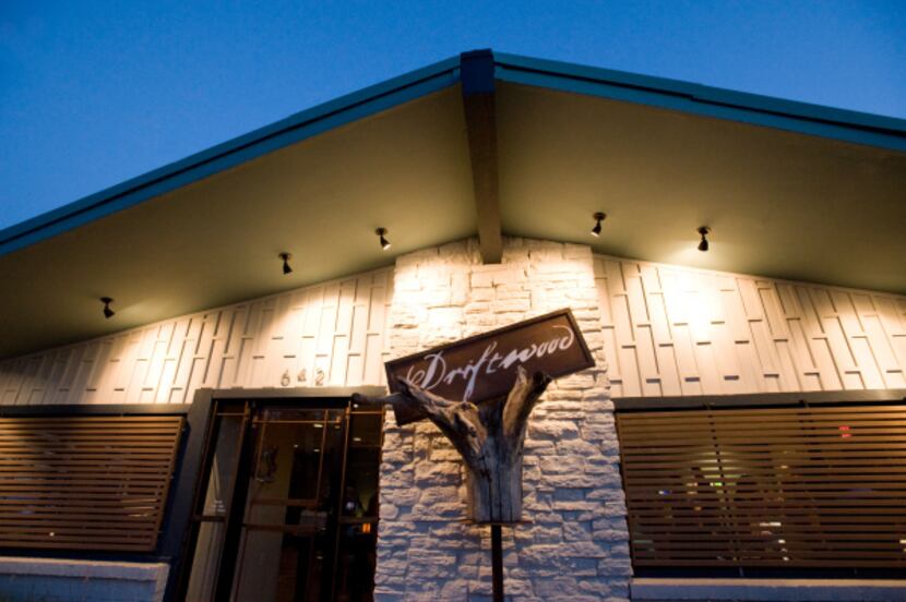 An exterior shot of Driftwood restaurant in Oak Cliff, for the June/July 2012 issue of FD...