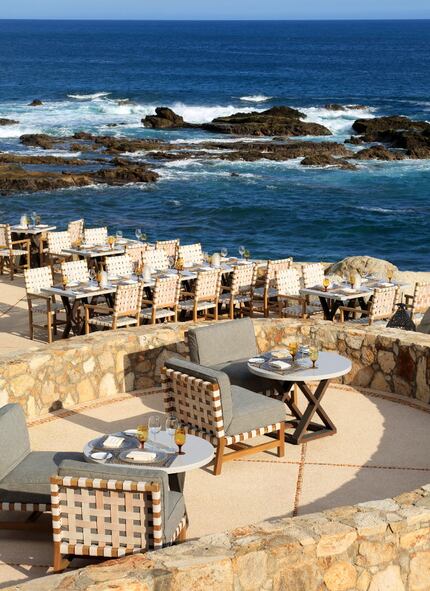Outdoor dining is the norm at Esperanza, from all-you-can-eat breakfast buffets to romantic...