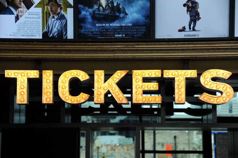 Guests will line up at the ticket stand in the lobby at Alamo Drafthouse Cinema Dallas...