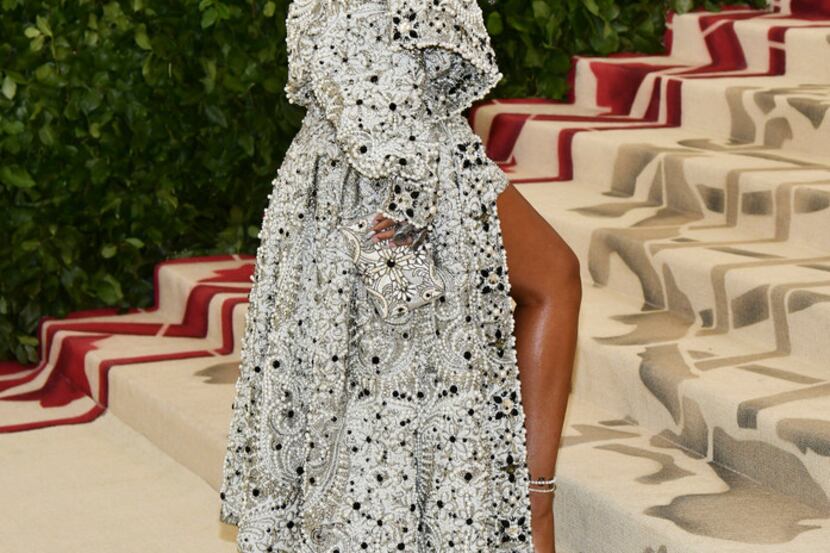 Rihanna attends The Metropolitan Museum of Art's Costume Institute benefit gala celebrating...