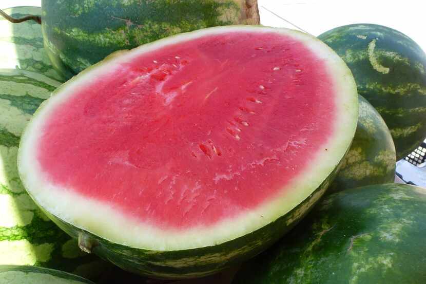 Texas watermelon, both local and from the Rio Grande Valley, is ripe, sweet and ready for...