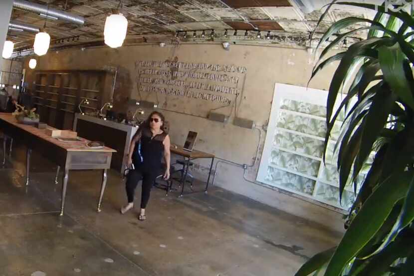 Police are looking for a woman who stole several pairs of glasses from a Bishop Arts optical...