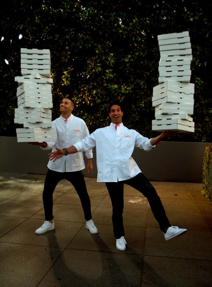 Sassetta Pizza sent guests home with fresh, hot slices from a mobile pizza oven outside the...