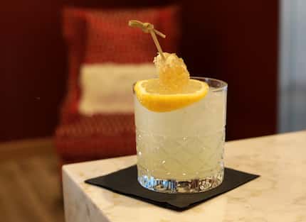 Some of Hawthorn's cocktails lean "healthy," says restaurateur Richard Ellman, like this...