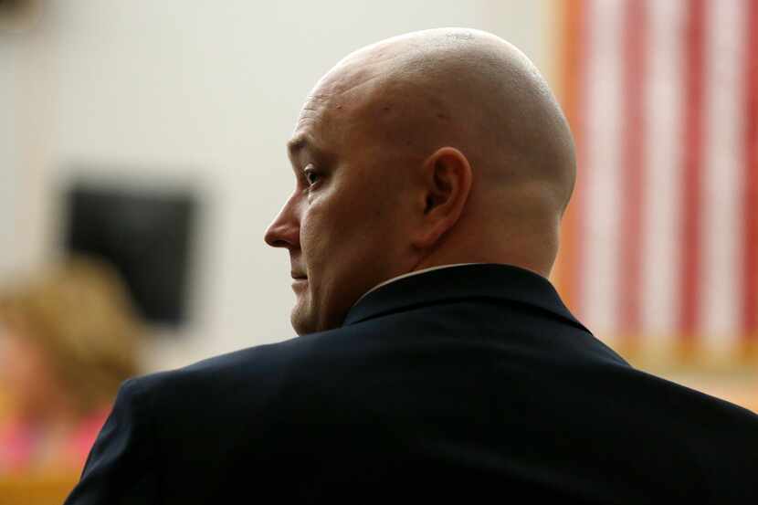 Former Balch Springs police officer Roy Oliver appeared in a pre-trial hearing Tuesday at...