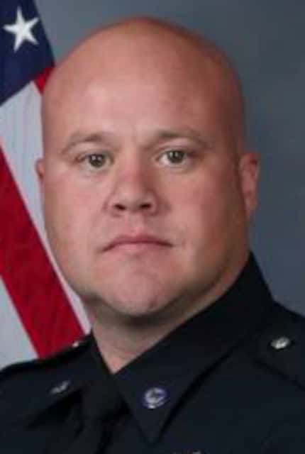 Richardson police Officer David Sherrard was killed in a shooting at an apartment complex in...
