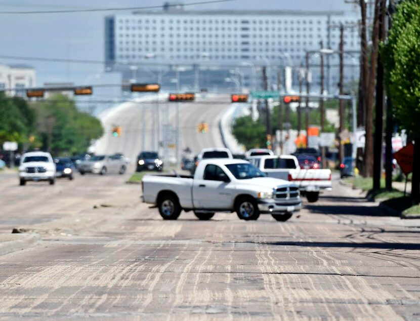 
A stretch of Sylvan Avenue near Singleton Boulevard reflects the sad state of some of...