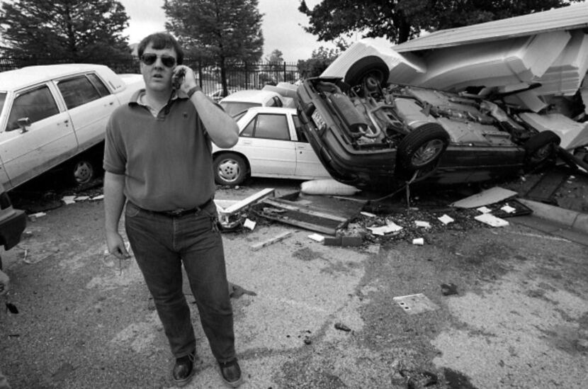 Paul Griffin had plenty to talk about in May1995 after floodwaters swamped his wife's car...