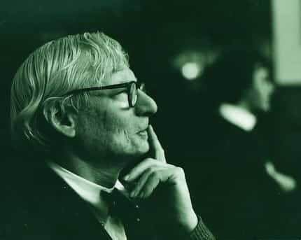 Architect Louis I. Kahn, seen here circa 1972, was selected to design the Kimbell Art Museum...