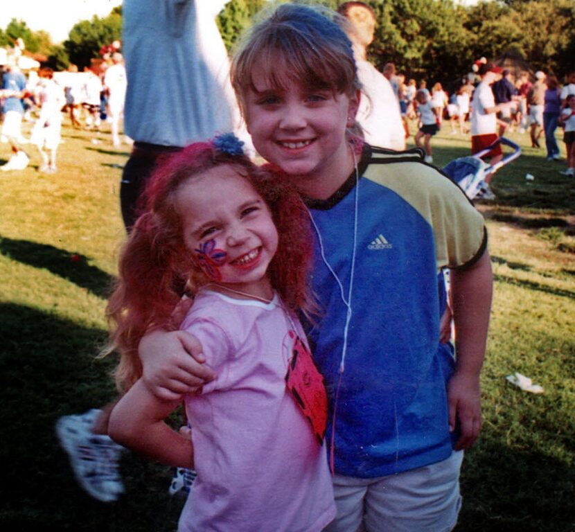 Liberty (left), 6,  and Faith Battaglia, 9, were killed in their father's Deep Ellum loft...