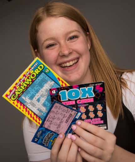 Isenberg knocks scratching lottery tickets off the list of new things she can do as an...
