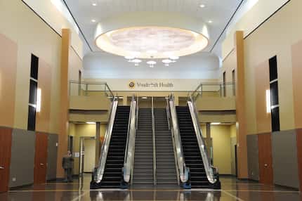 After photo of interior of One Hundred Oaks mall in Nashville, Tenn. The upper level had...