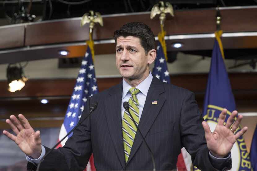 El presidente del Congreso Paul Ryan impulsó voto simbólico contra plan de Obama. (AP/J....