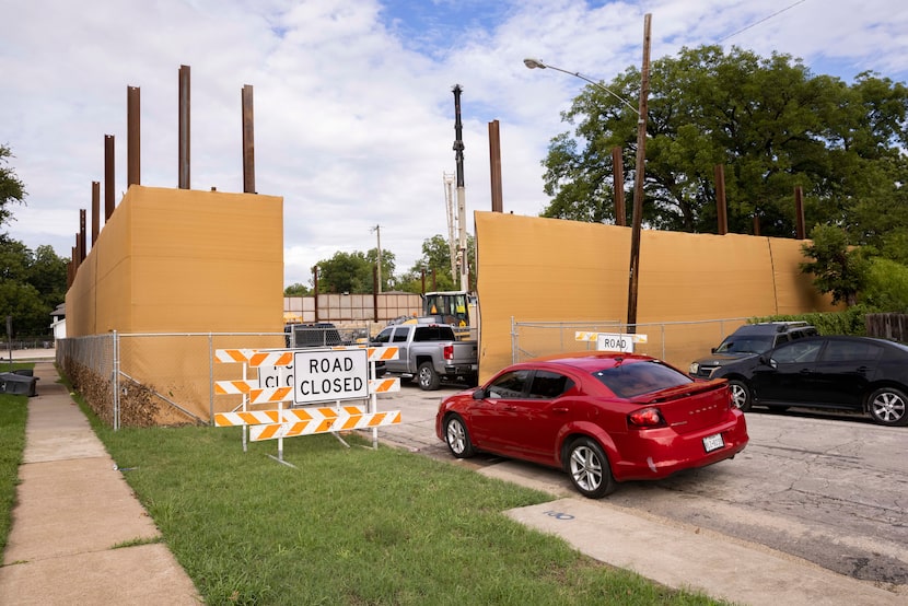 The Mill Creek Drainage Relief Tunnel construction site on Tuesday, Aug. 23, 2022, on Victor...