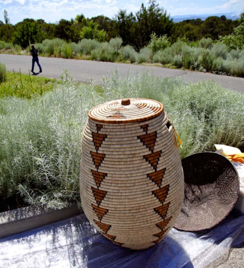 Kabai Kawana of Zambia crafted this woven basket for last year’s market.