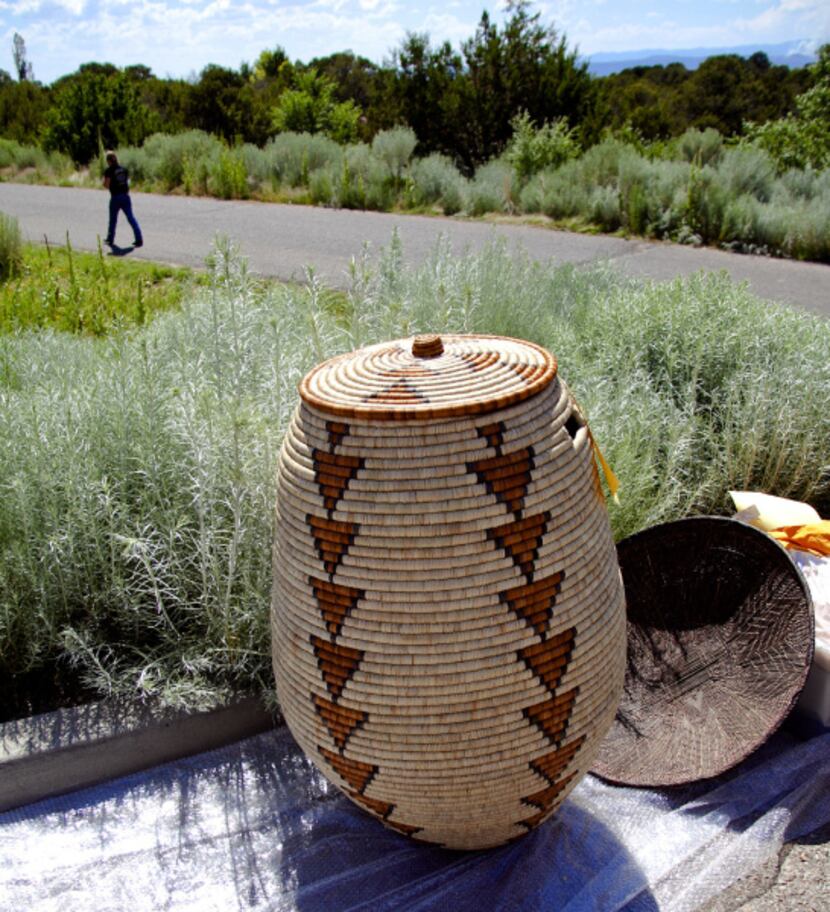 Kabai Kawana of Zambia crafted this woven basket for last year’s market.