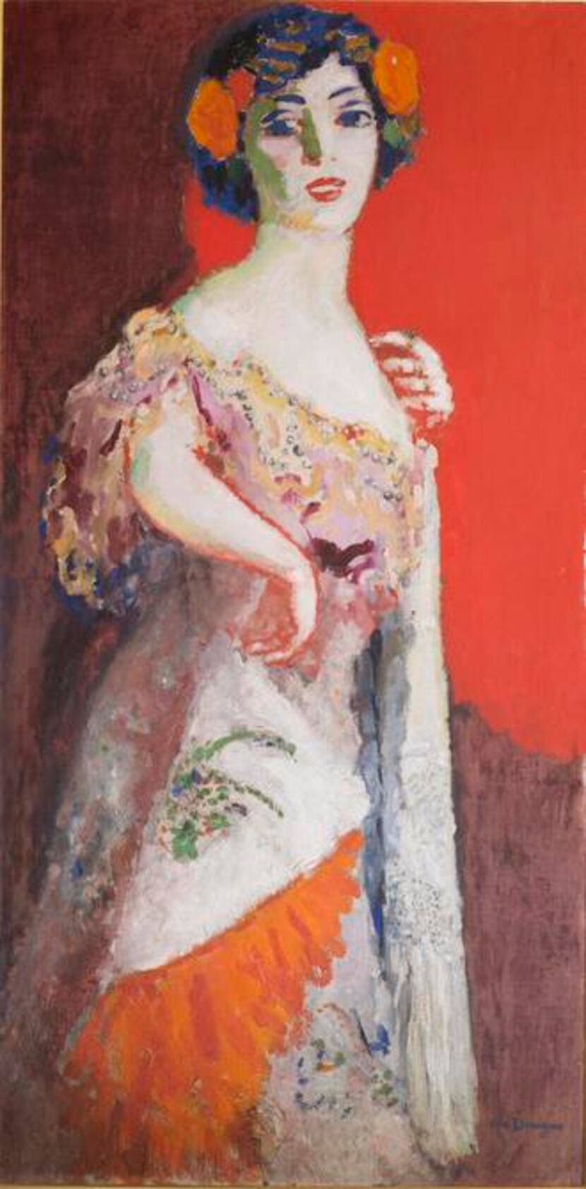 
Kees Van Dongen, "Portrait de Madame Malpel," circa 1908. Oil on canvas.