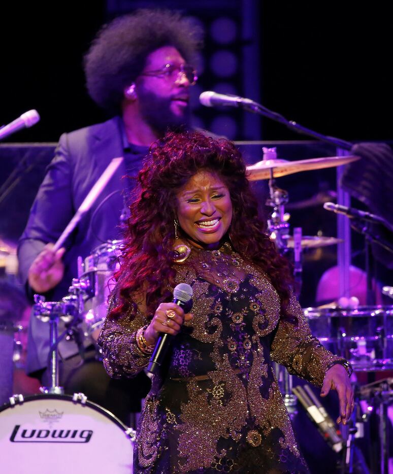 Chaka Khan performs during "A Symphonic Night of Hip-Hop with the Dallas POPS" concert...