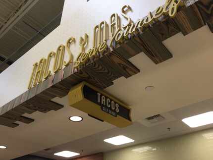  Tacos y mas, make your own tacos bar in the new Whole Foods in Richardson's CityLine...