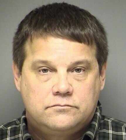 Former Northwest ISD trustee Kerry Jones' mug shot from the Denton County Jail.