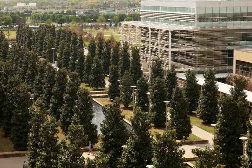 Landscape architect Peter Walker designed part of the University of Texas at Dallas campus...