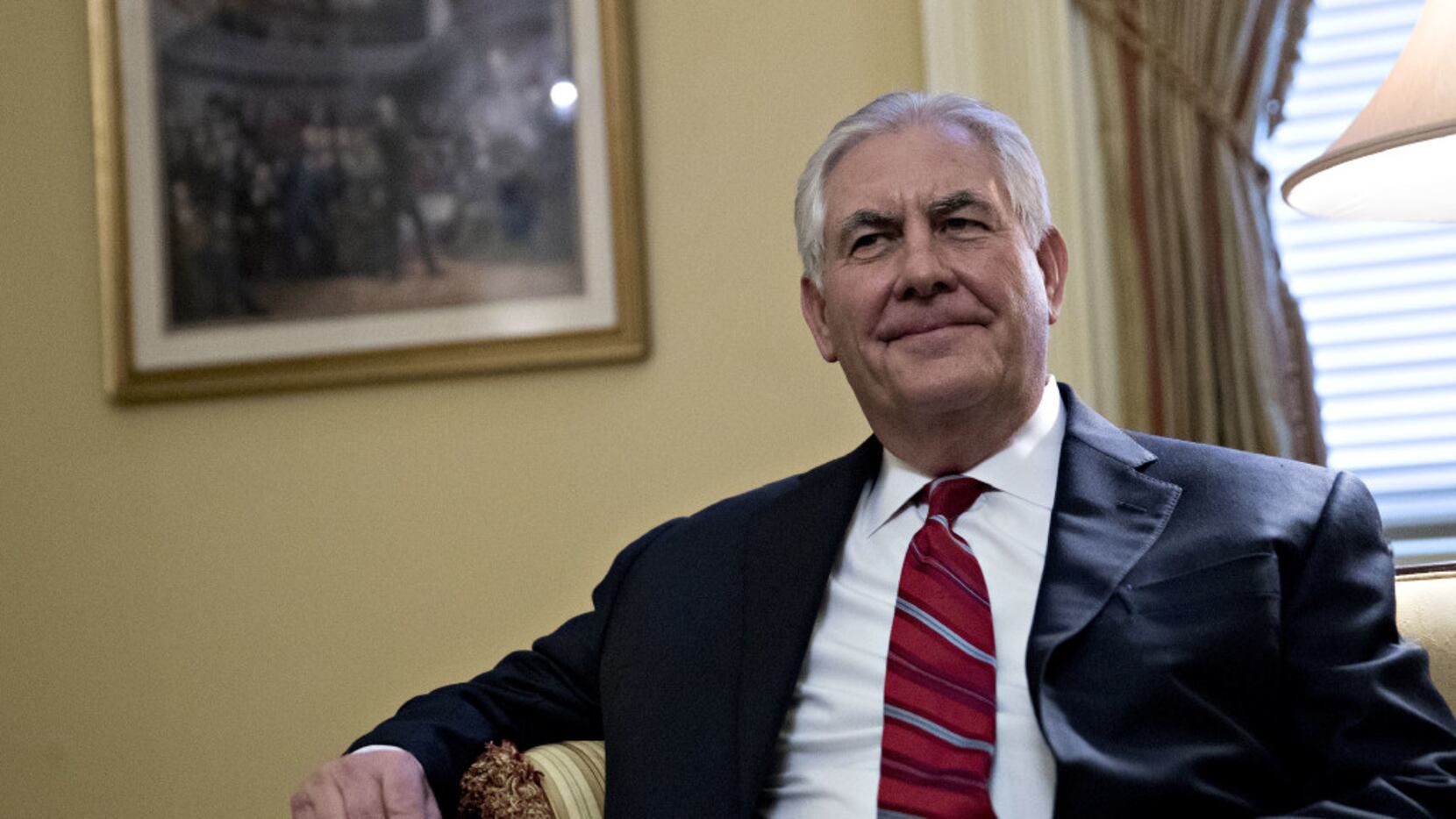 Rex Tillerson, former chief executive officer of Exxon Mobil Corp., met Wednesday with...