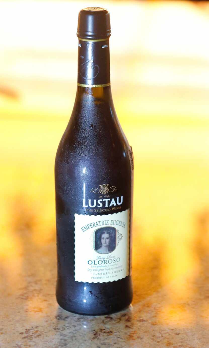 Lustau Emperatriz Eugenia Very Rare Oloroso
wine, available at the Tapas Castile restaurant...