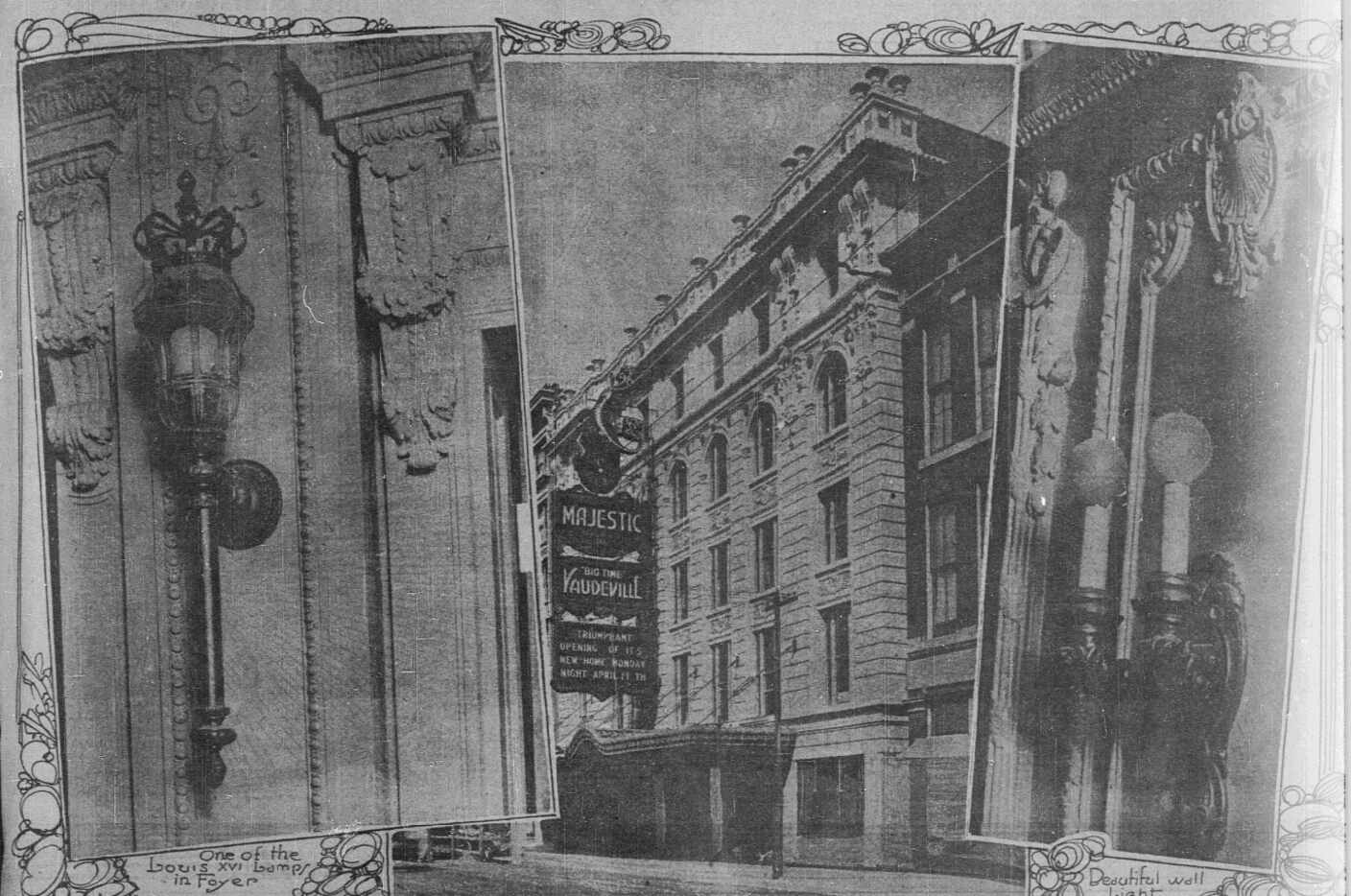 The new Majestic building on Elm Street in 1921.