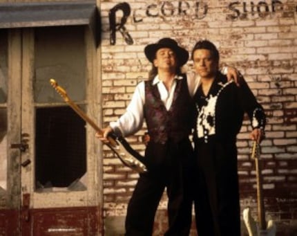  Stevie Ray and Jimmie Vaughan, family style.