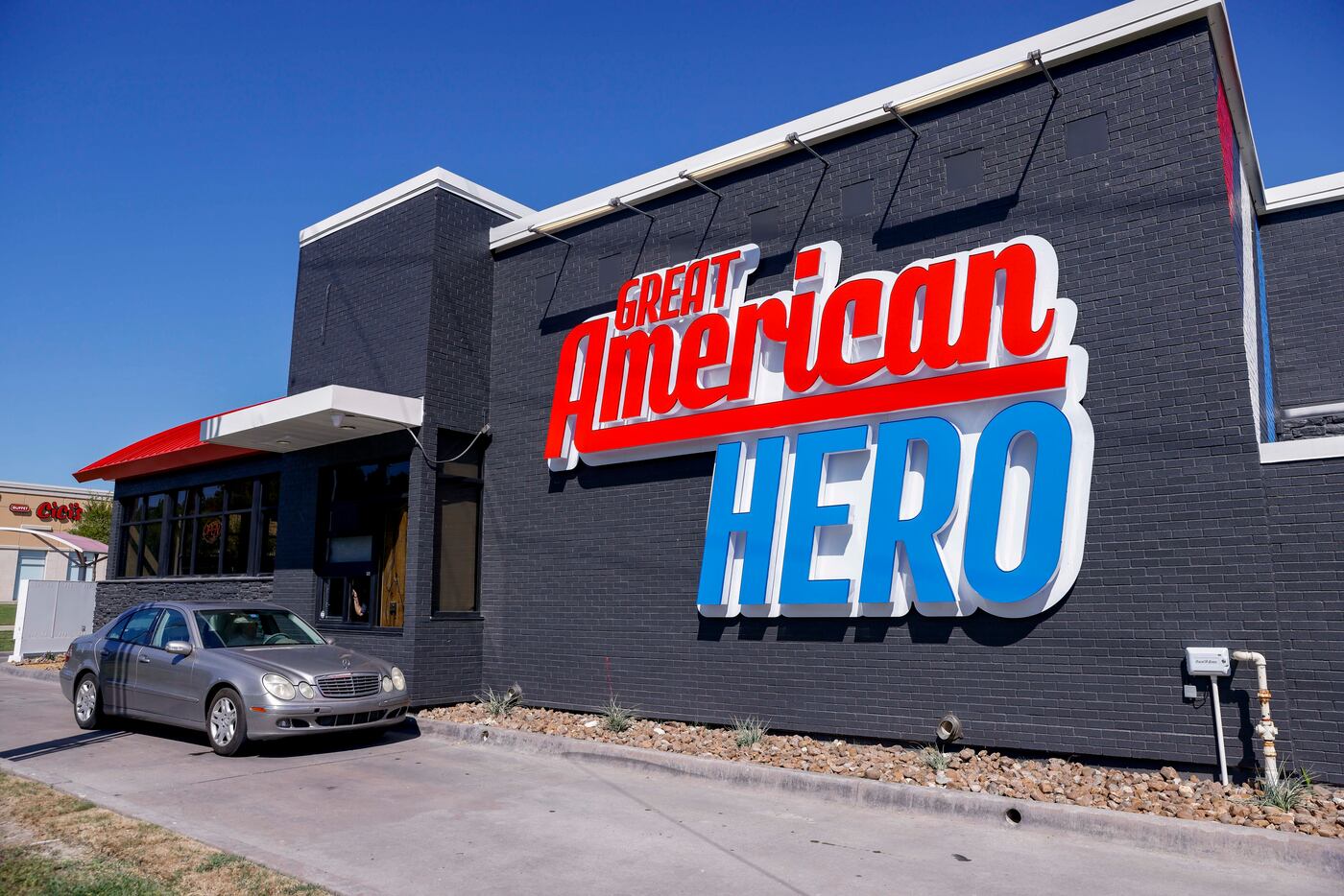 The drive-through photographed on Wednesday, Sept. 21, 2022, at Great American Hero’s new...