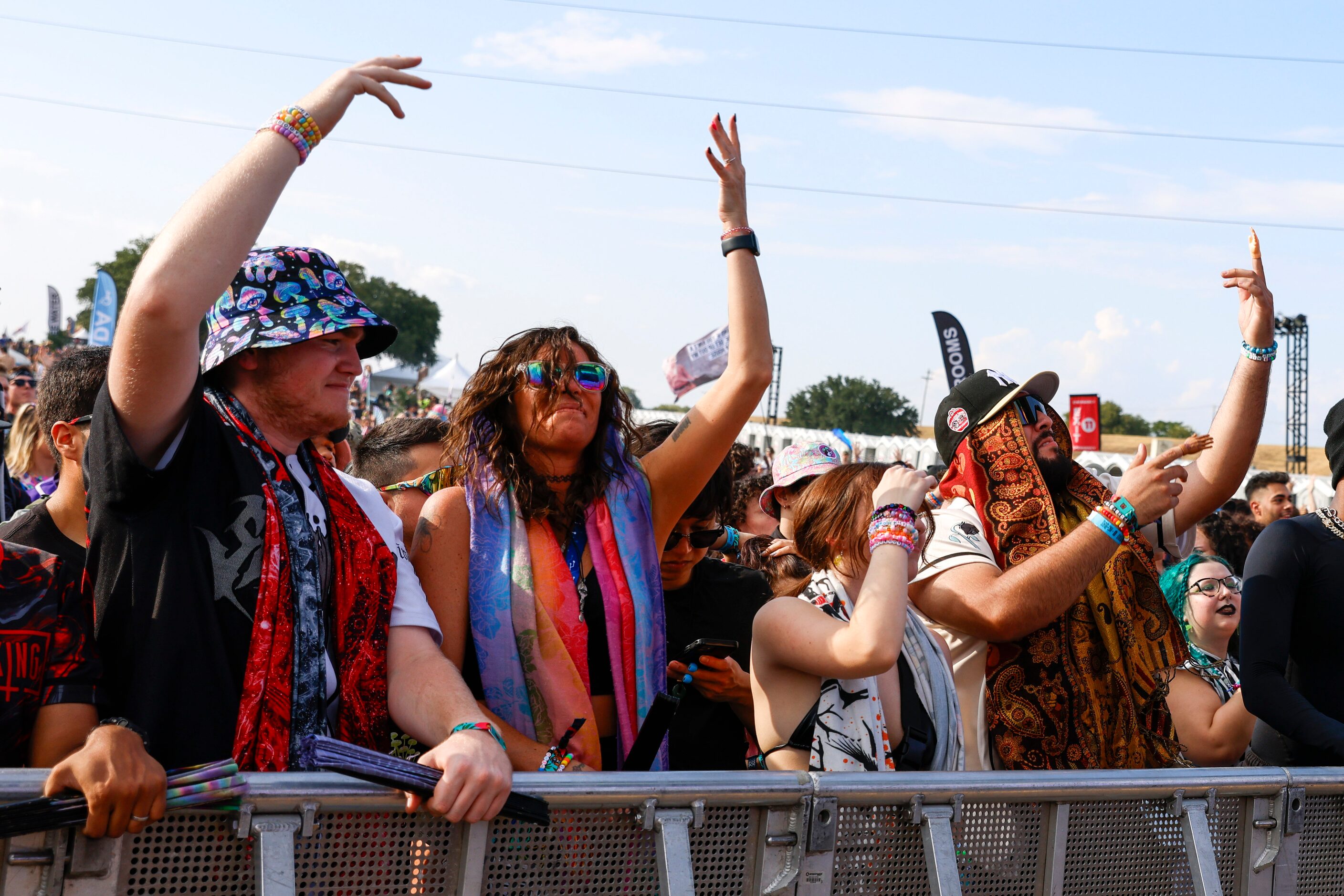 Attendees enjoy Sharlitz Web’s music during Shaq’s Bass All-Stars Festival, on Saturday,...