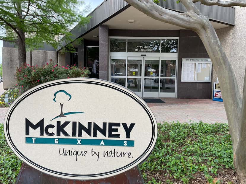 The current McKinney City Hall building is at 222 N. Tennessee St.