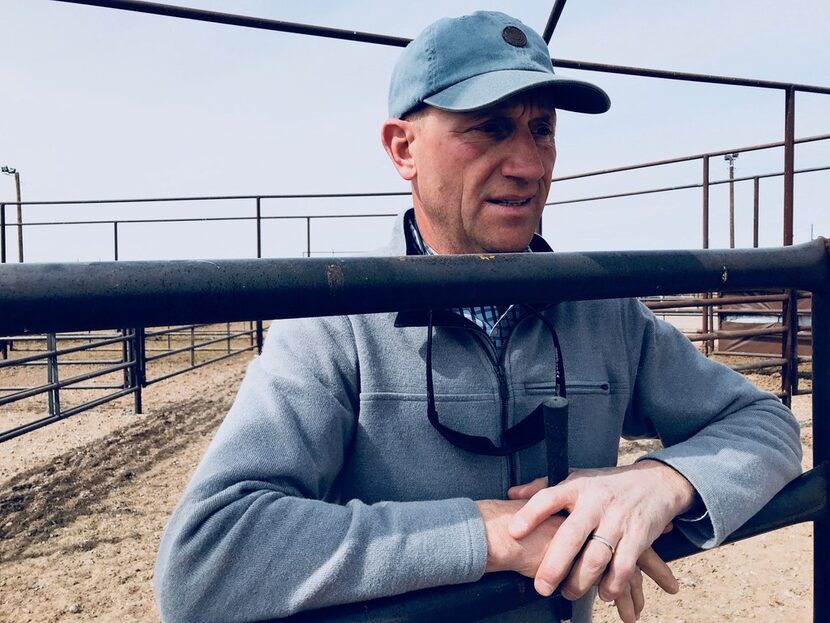 Cattle rancher Chris Timmerman commutes between Wichita Falls and the border. Here he's in...