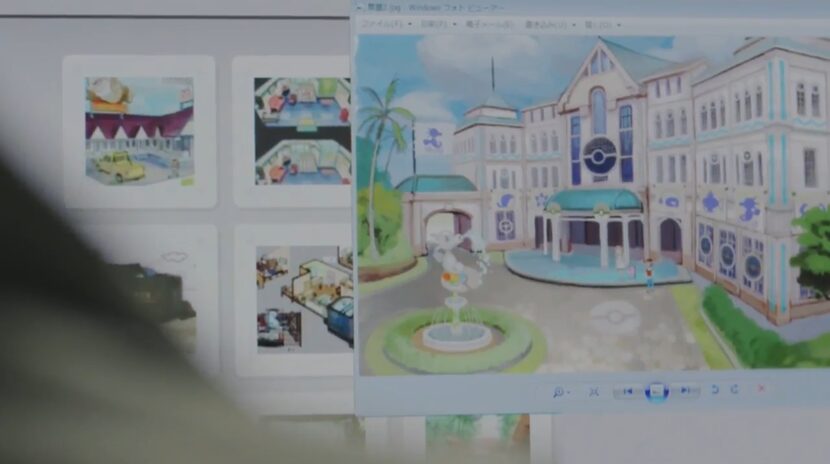 Pokemon Sun and Moon concept art.