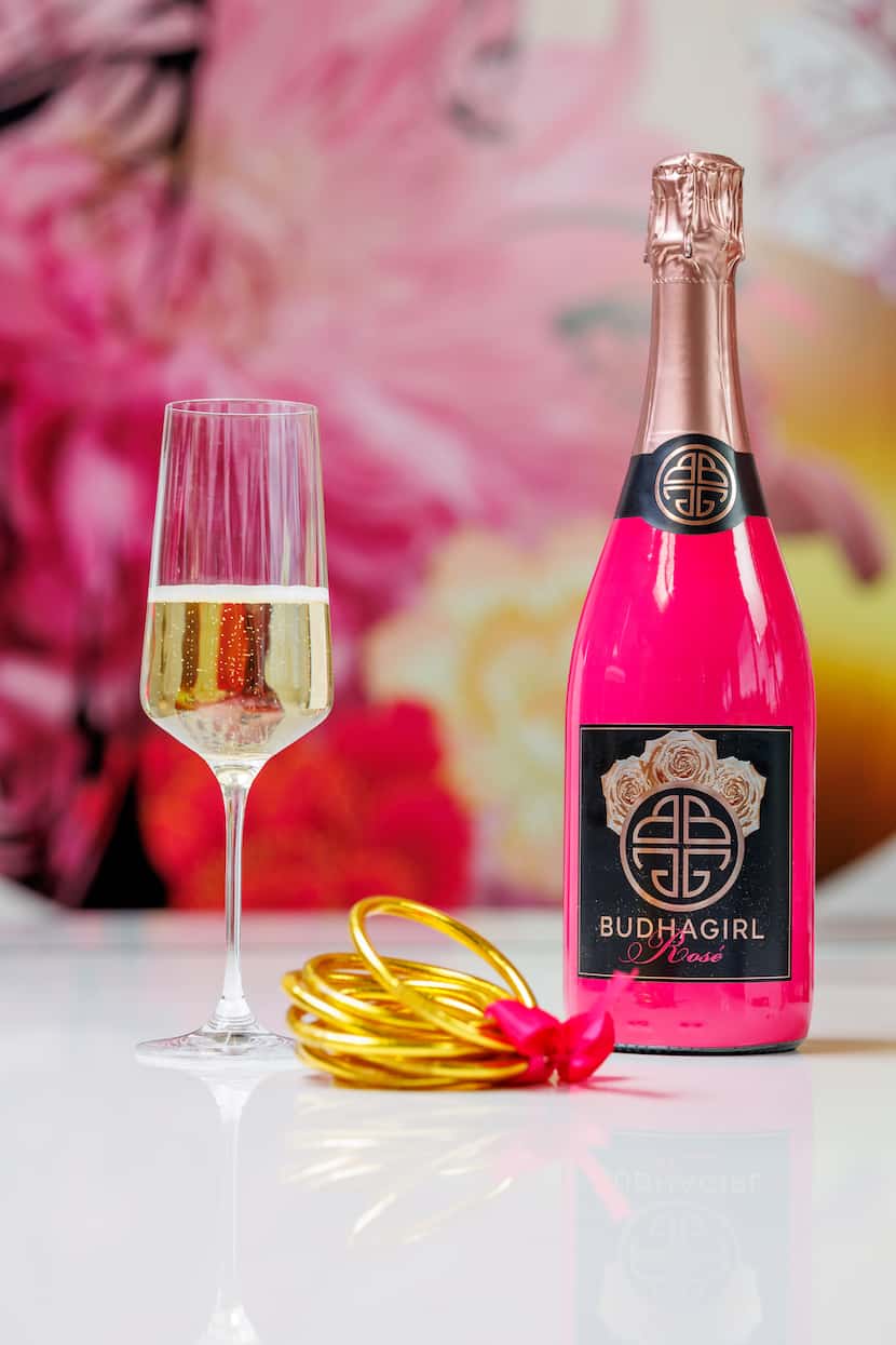 BuDhaGirl sparkling wines retail for $35 a bottle. 
