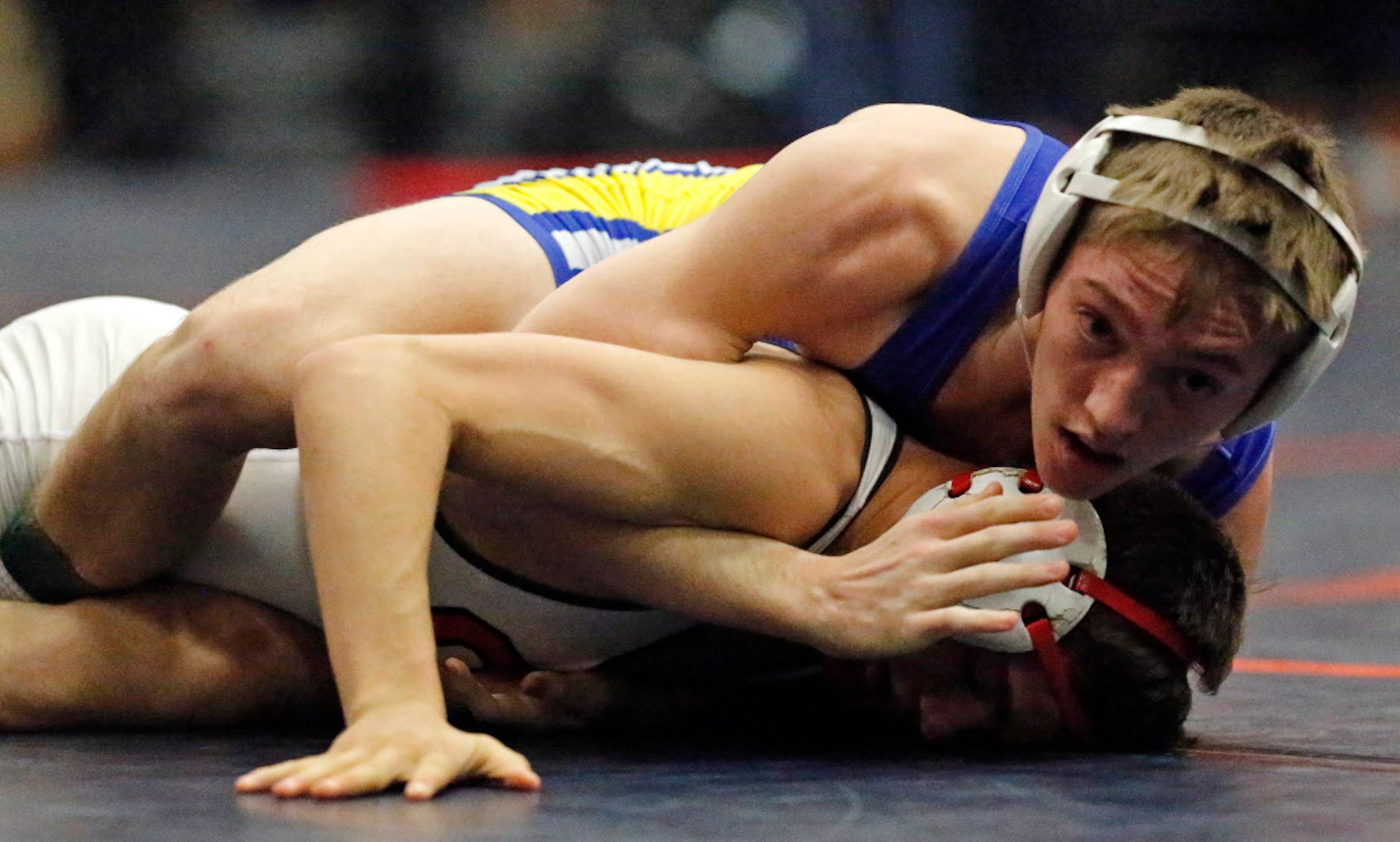 Tyler Brennan of Frisco High School defeated Evan Alchley of Colleyville Heritage High...