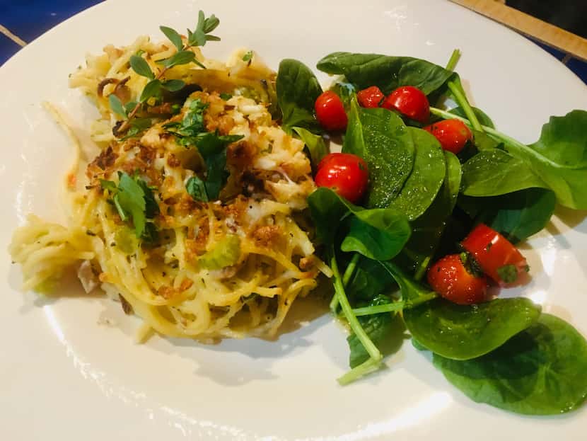 Chicken Spaghetti is June Naylor's update to a 1928 recipe from her dad's mother's 'The...