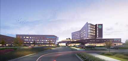 Rendering of the Texas Health Frisco campus, that is scheduled to ope in 2019