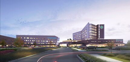 Rendering of the Texas Health Frisco campus, that is scheduled to ope in 2019