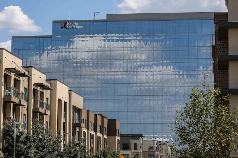 The new Dr Pepper headquarters on Hall Of Fame Lane in Frisco.