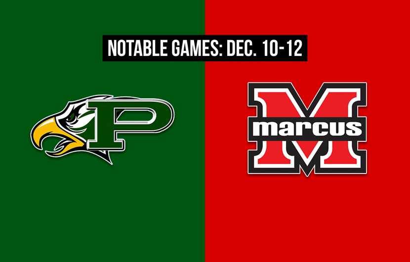 Notable games for the week of Dec. 10-12 of the 2020 season: Prosper vs. Flower Mound Marcus.
