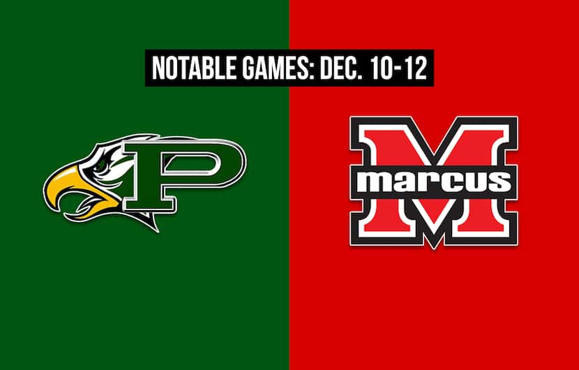 Notable games for the week of Dec. 10-12 of the 2020 season: Prosper vs. Flower Mound Marcus.