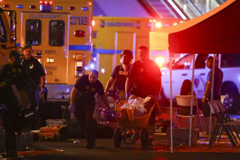 Al menos 50 muertos tras ataque de francotirador en Las Vegas. Foto AP
